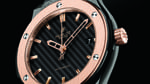 Hublot classic fusion ceramic king gold_angle view